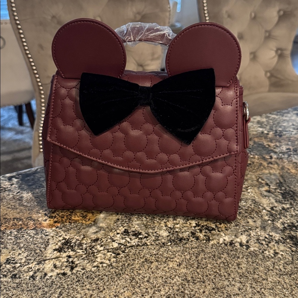 Minnie Mouse Crossbody Satchel Quilted Crossbody